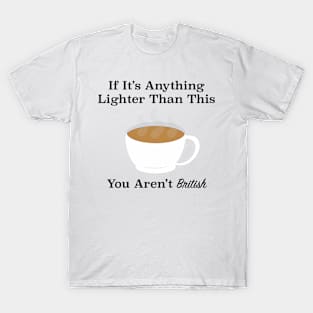 The Correct British Tea T-Shirt